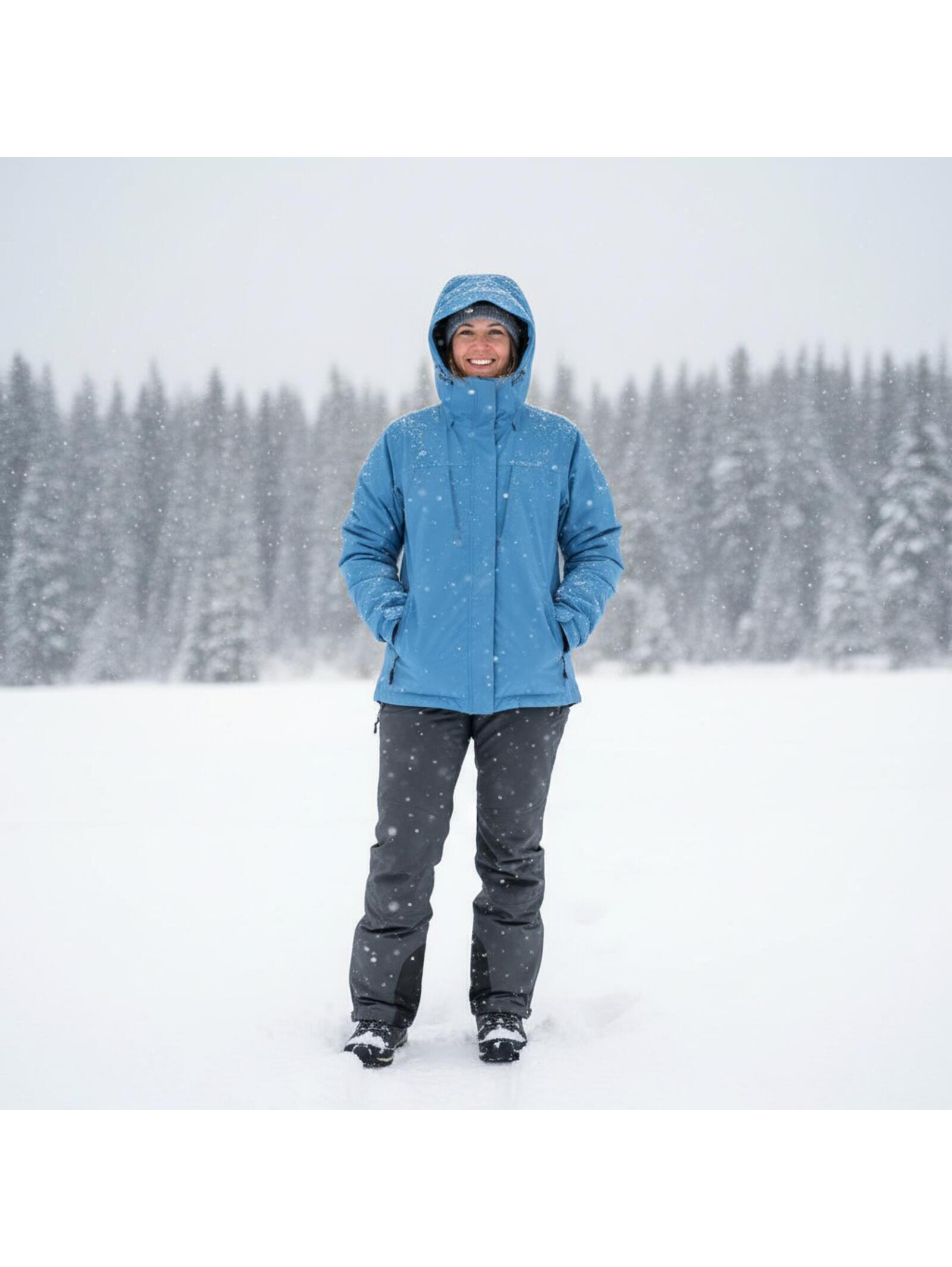 New Women's Blue Champion 3-In-1 Thermoball Eco Jacket Size Medium